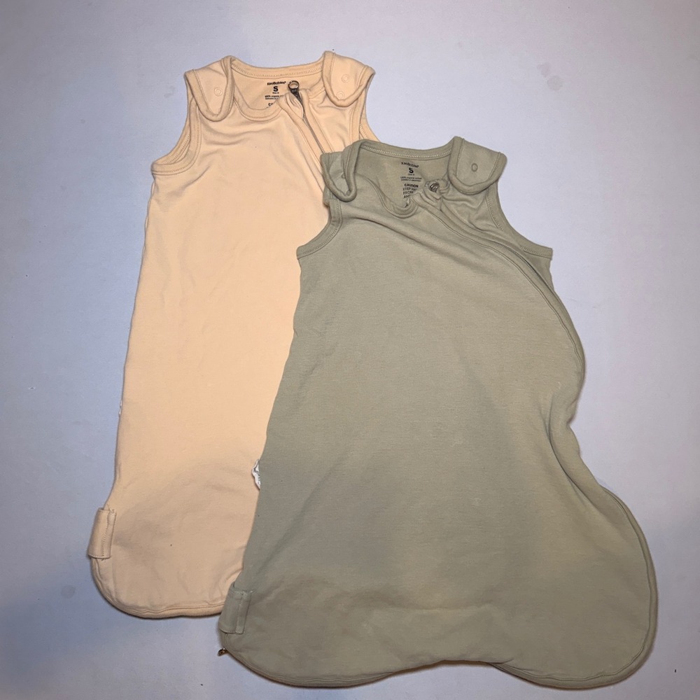 KeaBabies Sleep Sack 2 Pack Small 0-3M Organic‎ Cotton Wearable Blanket Unisex